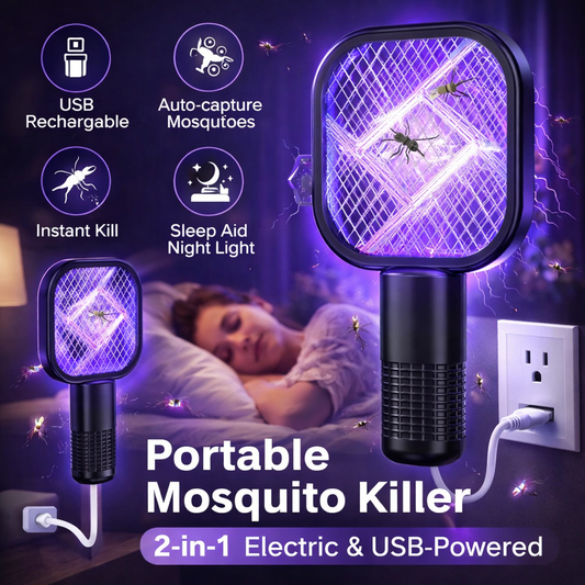 USB Rechargeable 2-in-1 Mosquito Killer & Night Light
