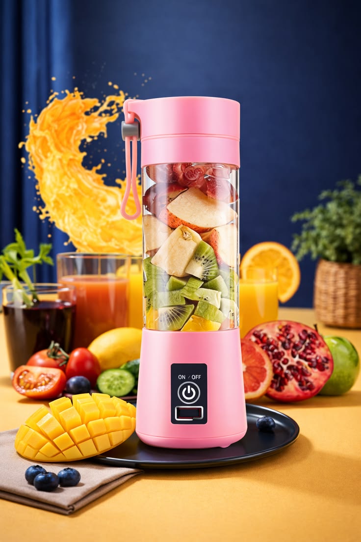 Portable Electric Juicer Bottle