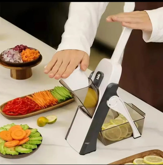 6 in 1 Multi-Functional Vegetable Slicer & Mandoline Food Chopper Pro
