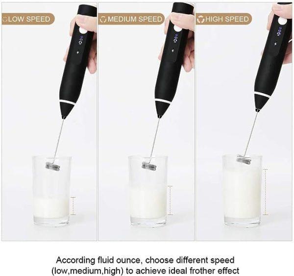 USB Rechargeable Handheld Milk Frother