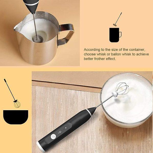USB Rechargeable Handheld Milk Frother